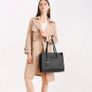 Women's Tote Bag Large Handbag Soft Leather Simple Shoulder Bag with Zipper for School Work Leisure MULTIPLE COLOURS AVAILABLE (FREE POSTAGE) Image 7