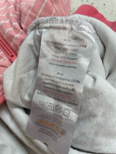 Slumbersac sleeping bag with feet