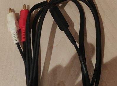 jack 3.5mm TRS to RCA cable aux audio cable