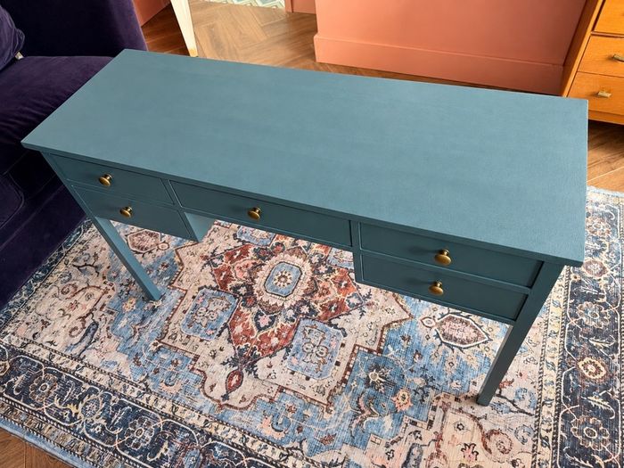 Vintage Style Painted Console Table / Writing Desk