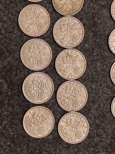 2x Full Date Sets British Sixpence 1953 to 1967  32 coins Elizabeth II