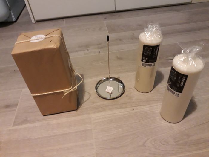 Sterling silver brand new candle holders. M&b. Eno