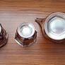 Vintage Silver-plated hexagonal Art Deco tea set Image 4