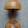 Wood turned toadstool ornament, Yew wood ornament, Home decor,Wooden ornament Image 7