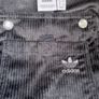 Adidas Originals Black Corduroy Dungaree Dress UK 6 XS Image 6