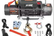 13500 LBS Electric Winch 12V 6120KG 13500LBS For 4X4 92FT Synthetic Trailer Ropes Towing Strap