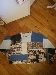 Zara Patchwork Top
