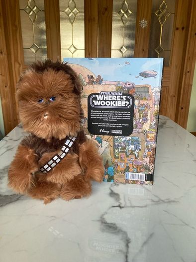 Star Wars where's The Wookie Book and Plushie