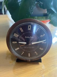 vintage Westclox alarm clock