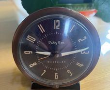 vintage Westclox alarm clock
