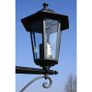 Garden Light Post 3-arms 215 cm Dark Green/Black Aluminium Image 3