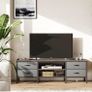 TV Stand with Storage, TV Console Table - 63 Inch, Grey Image 5