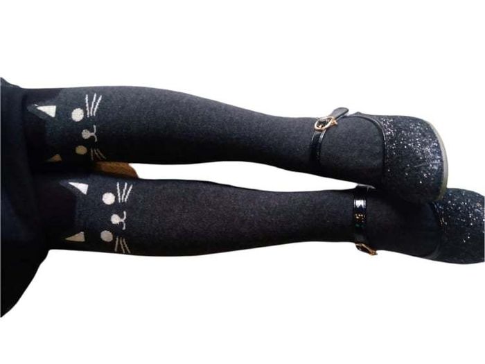 Kitten glitter tights