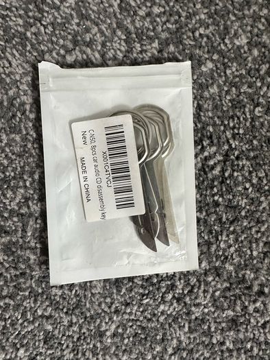 Set of assembly keys
