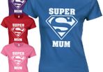 SUPERMUM Ladies Fitted T-Shirt - Super Mum Inspired Mothers Day Present