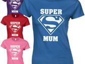 SUPERMUM Ladies Fitted T-Shirt - Super Mum Inspired Mothers Day Present