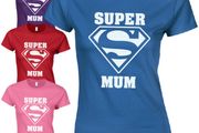 SUPERMUM Ladies Fitted T-Shirt - Super Mum Inspired Mothers Day Present