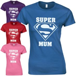 SUPERMUM Ladies Fitted T-Shirt - Super Mum Inspired Mothers Day Present