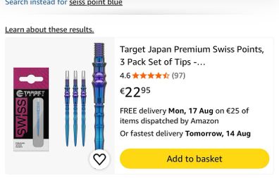 Swiss Points 42mm black + 40mm blue