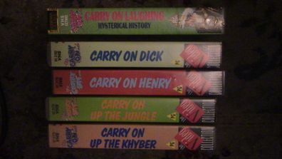 Carry On films on VHS