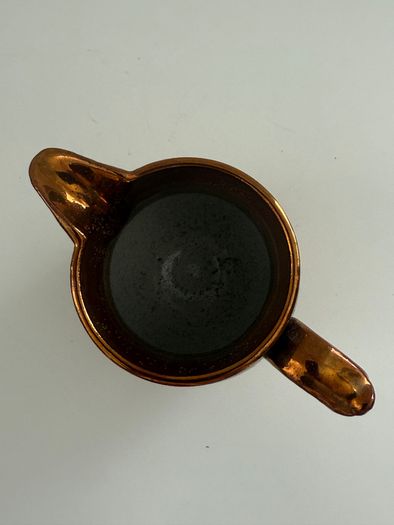 Antique Victorian Staffordshire Copper Lustreware Collection. 5 Pieces