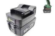 For Makita 18V BL1840 BL1850 Convert To for Hitachi / Hikoki 18V Li-ion Batttery Power Tool Use BSL1840 BSL1850 Battery Adapter