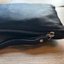 Leather Clutch Bag with Hand Strap Image 6