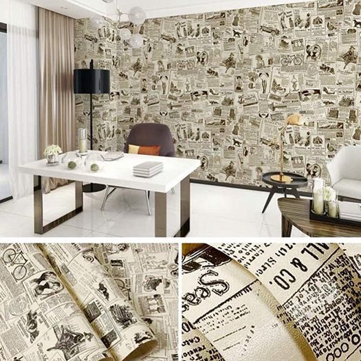 Decorative Wallpaper Self-Adhesive Wallpaper Retro Style Printed Stick Paper Easy to Apply Peel and Stick Wallpaper MULTIPLE SIZES AVAILABLE (FREE SHIPPING)