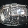 Vintage Large Clear Glass Pitcher Scallop Handle Image 7