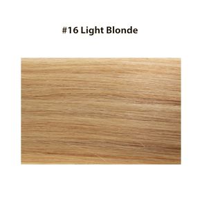 Micro Ring Hair Extensions 20" Double Drawn I Tip Remy Hair 25g - #16 Light Blonde