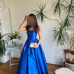 Royal Blue Debs Dress with pockets