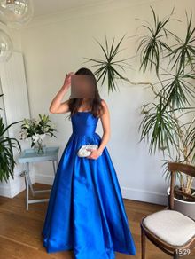 Royal Blue Debs Dress with pockets