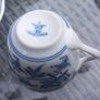 4 antique cups and saucers. 2 Bavarian, 2 Czech, no damage, bought in Vienna. D18 Image 4