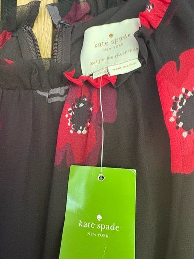black & red dress size 8 Kate Spade