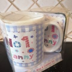 No. 1 Granny Mug and coaster.