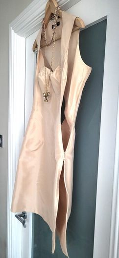 Marios Schwab contemporary natural bodycon Sz S (Fit 8-10UK) - Rrp 495 (New)
