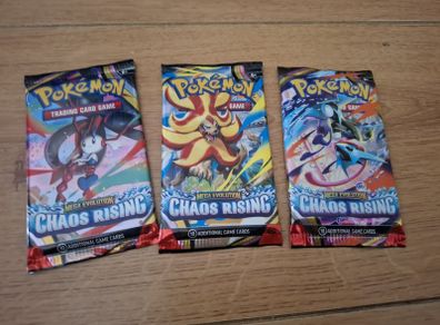 12 x  Pokemon Mega Evolution CHAOS RISING booster packs