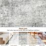 Washable Rugs Living Room 180x270 cm Modern Abstract Rug with Soft Low Pile Vacuum Friendly Non Slip Backing Minimalist Carpet for Lounge Bedroom Dining Room Home Office Grey/White Image 7