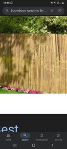Bamboo screen (new) - half price