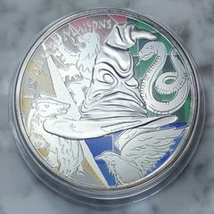 France 50 Euro Silver (.900) Uncirculated Coin 2021 - Blazons of the 4 Hogwarts Houses - Harry Potter