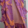 MINT VELVET Mauve and Salmon Floral Ruffle Midi Sz 10 UK - Rrp 220 (New) Image 10