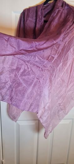 Large purple gradient scarf