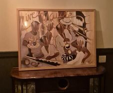 jazz framed print