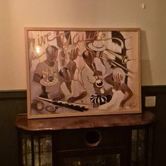 jazz framed print