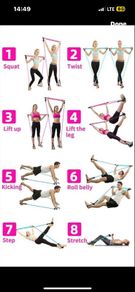 Pilates Bar Kit Resistance Band brand new