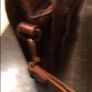 Leather Clutch Bag Image 7