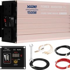 1500W Pure Sine Wave Inverter 12V to 230/240V Car