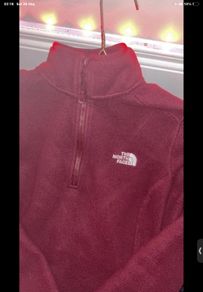 The North Face 100 Glacier Quarter Zip Fleece Small