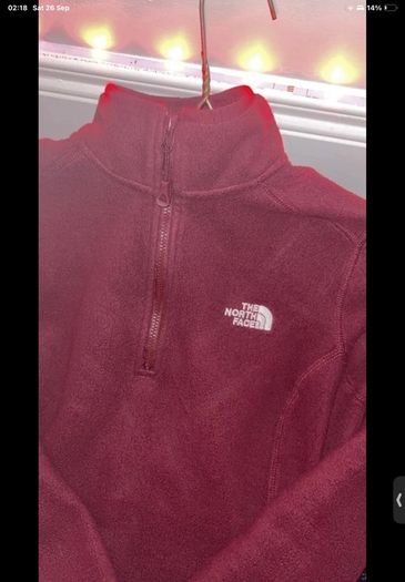 The North Face 100 Glacier Quarter Zip Fleece Small