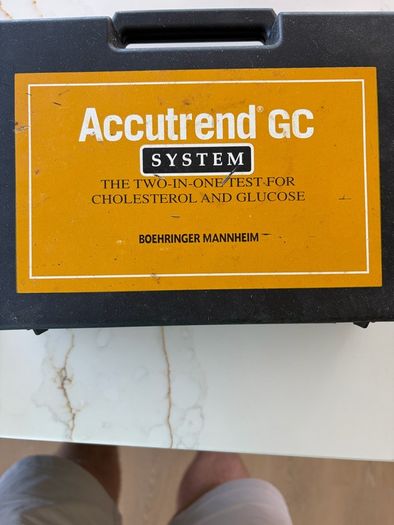 Accutrend Cholesterol and Glucose testing machine